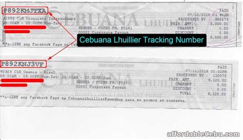 Cebuana Lhuillier Tracking .